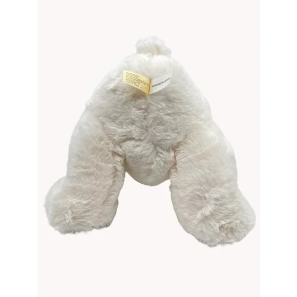 Dan Dee Collectors Choice Plush Teddy Bear 16  White Soft Pink Ribbons Hug Me - Picture 6 of 9